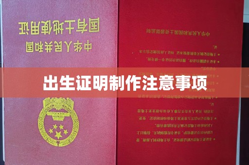 固镇出生证明制作注意事项