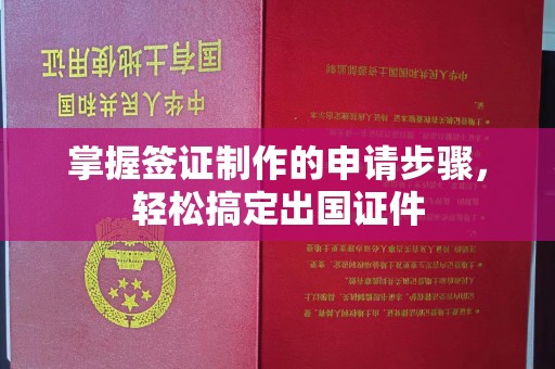 固镇掌握签证制作的申请步骤，轻松搞定出国证件
