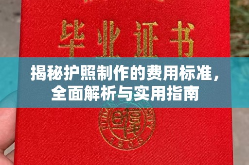 固镇揭秘护照制作的费用标准，全面解析与实用指南