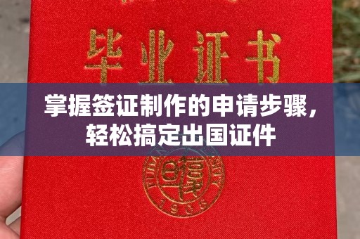 固镇掌握签证制作的申请步骤，轻松搞定出国证件