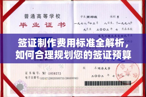 固镇签证制作费用标准全解析，如何合理规划您的签证预算？